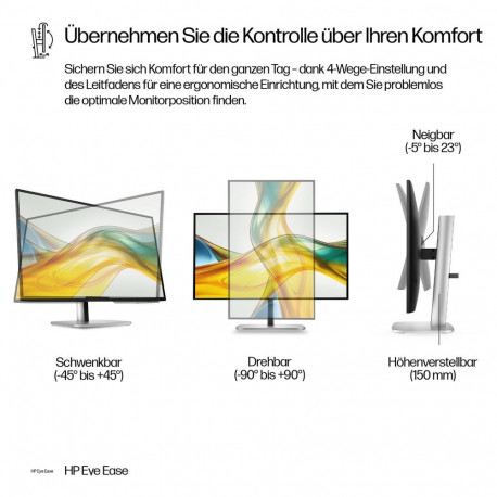 "68,6cm/27"" (2560x1440) HP Pro 527pq 16:9 IPS 5ms 100Hz HDMI 2x DisplayPort USB-C USB-Hub VESA Spea