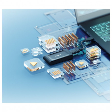 "1TB Kingston XS1000 USB 3.2 Gen2 Black"