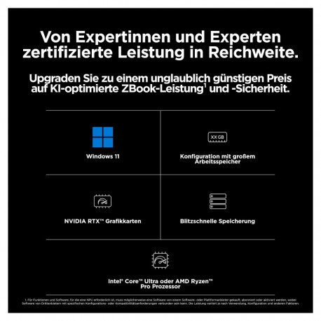 "HP ZBook Power 16 G11A AMD Ryzen 9 PRO 8945HS 40,64cm 16inch WQXGA 32GB 1TB/SSD NVIDIA RTX 1000 6GB