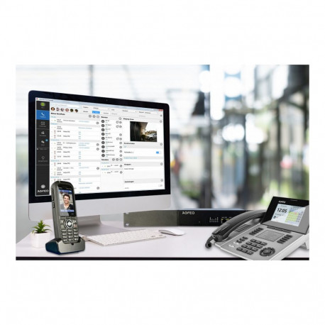 "AGFEO ST 56 IP SENSORfon silber"