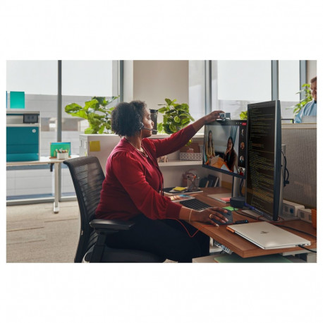 "HP Poly Blackwire 3325 Stereo Microsoft Teams Certified USB-C Headset +3.5mm Plug +USB-C/A Adapter 