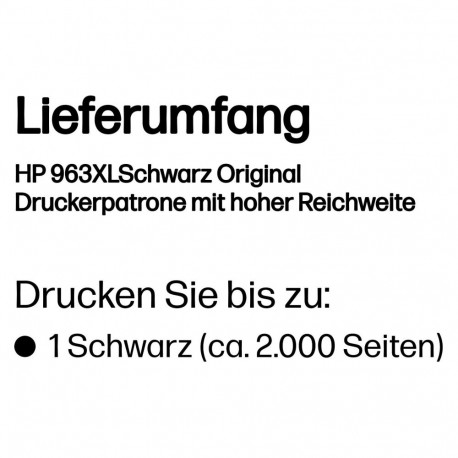 "HP Tinte 963XL 3JA30AE Schwarz"