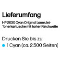 "HP 203X Original Cyan LaserJet Toner Cartridge"