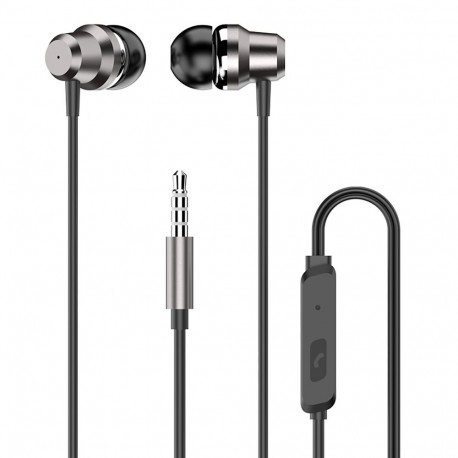 Dudao X10PRO in-ear headphones, wired, 3.5mm mini jack - black