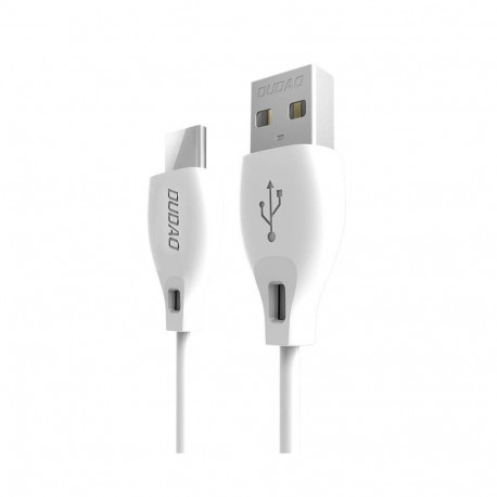Dudao USB Type C 2.1A 1m white cable (L4T 1m white)