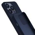 3mk Silicone Case for iPhone 16 Pro Max - Navy Blue