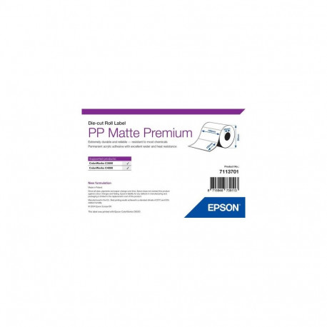 Epson PP Matte Label Premium, Die-cut Roll, 105mm x 152mm, 185 Labels