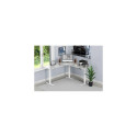 Digitus Electrically height-adjustable table frame, 90° L-shaped, triple motor, 2-step, white
