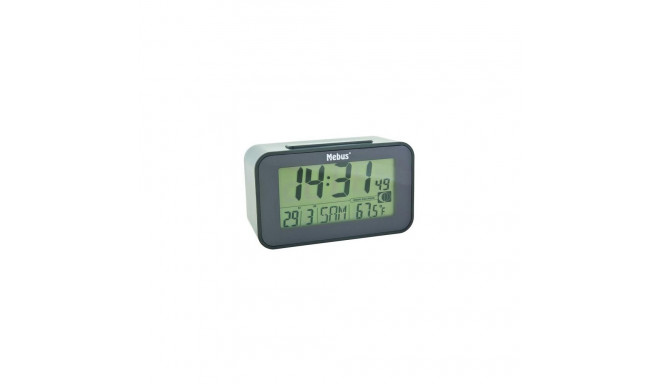 Mebus 51460 alarm clock Digital alarm clock Anthracite