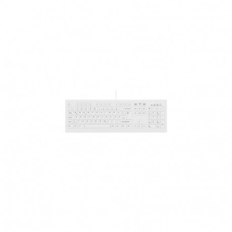 Contour Design Active Key Contour ClassicClean Medical Keyboard IP68 Full-Size Wired White DE C8100