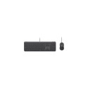 Logitech 920-013343 keyboard Mouse included Home/Office USB QWERTZ German Graphite