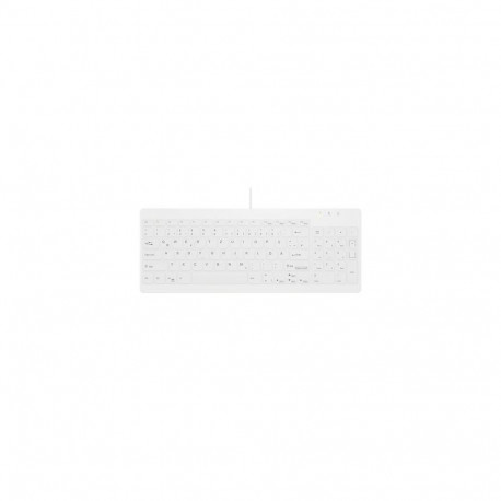 Contour Design Active Key Contour QuickClean Medical Keyboard Removable Cover Compact Wired White DE