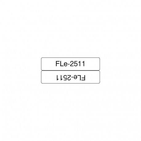 Brother FLE2511 label-making tape Black on white