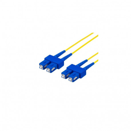 Deltaco FB-52S InfiniBand/fibre optic cable 2 m 2x SC Yellow
