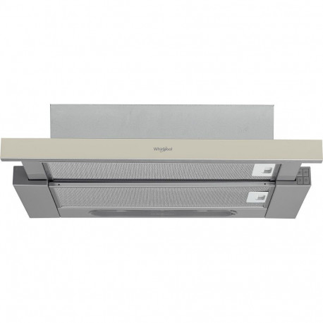 WHIRLPOOL Hood AKR 750 G SD, Built under, Telescopic, Grey 60cm 304 m3/h