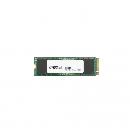 SSD|CRUCIAL|E100|480GB|M.2|PCIe Gen4|NVMe|3D NAND|Write speed 2500 MBytes/sec|Read speed 4500 MBytes