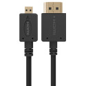 CABLE HDMI-MICRO HDMI 1.8M/V.2.0 BLK CC-HDMID-6 GEMBIRD