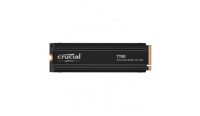 SSD|CRUCIAL|T700|1TB|M.2|PCIe Gen5|NVMe|TLC|Write speed 9500 MBytes/sec|Read speed 11700 MBytes/sec|