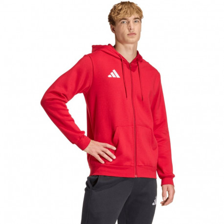 Adidas meeste pusa Entrada 26 FZ Hoody KF5944 M, punane