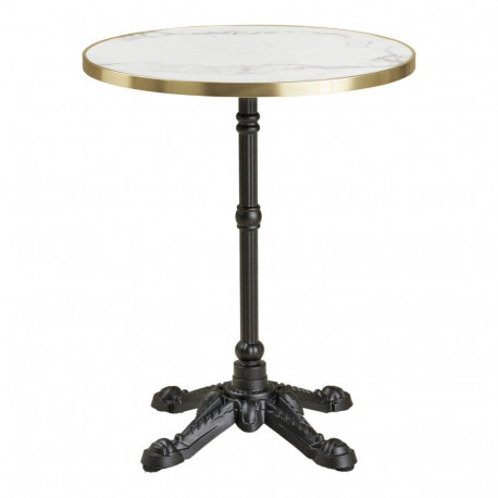 Baarilaud BISTRO ø60x73 cm, valge marmor