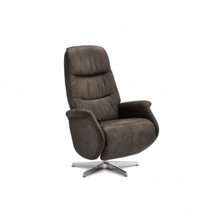 Tugitool DELTA recliner, pruun tekstiil