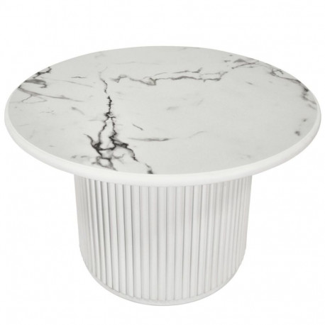 Diivanilaud EASY Ø 80 cm, valge