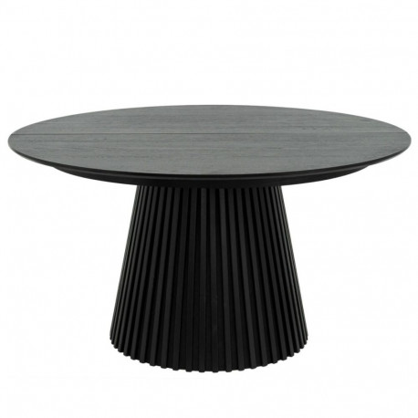 Söögilaud SVENDBORG ümmargune pikendatav ø140cm, must tamm