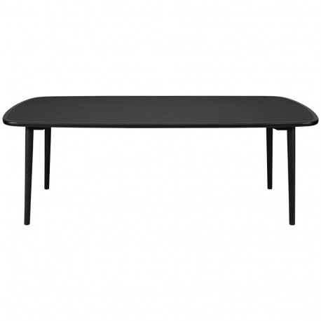Söögilaud Colibri linoleum 212x102cm, must