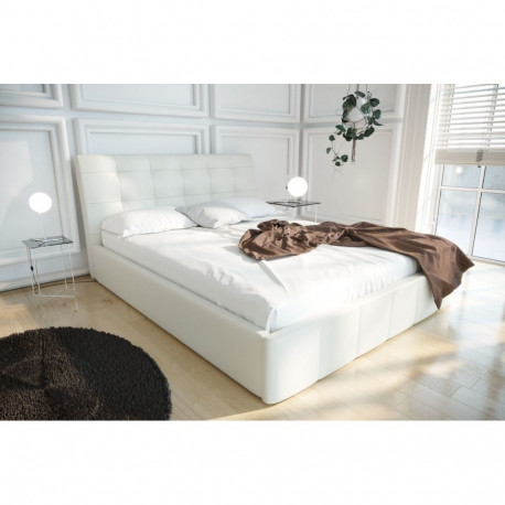 Pesukastiga voodi Heaven 200x200 cm, valge