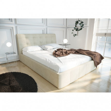 Pesukastiga voodi Heaven 160x200 cm, beež