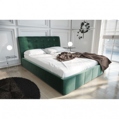 Pesukastiga voodi Heaven 160x200 cm, roheline