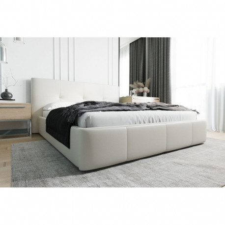 Pesukastiga voodi Venti 160×200 cm, valge