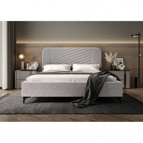 Voodi Venezia 200x200cm, helehall