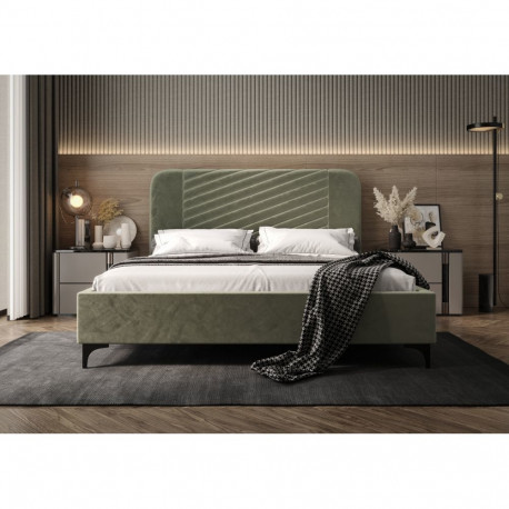 Voodi Venezia 200x200cm, oliiviroheline