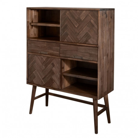 Puhvetkapp ASHTON, tumepruun