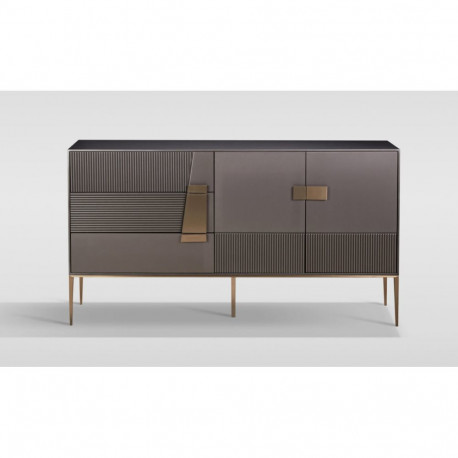 Puhvetkapp STILIG, kuldne/grafiit