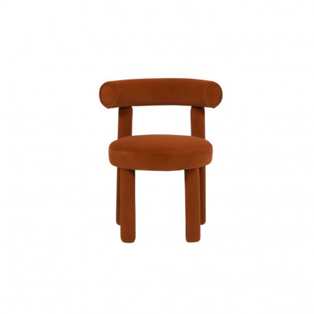 Söögitool LEITH, tume oranž