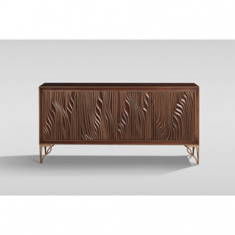 Puhvetkapp STILIG, kuldne/pruun