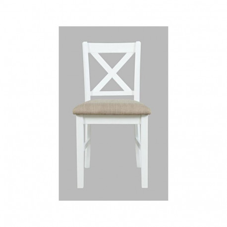 Söögitool AVOLA, valge/beež