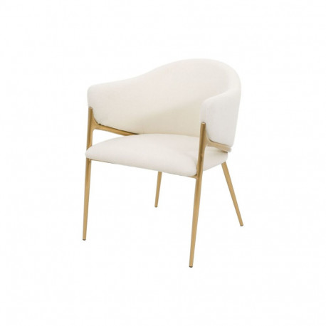 Söögitool MODIG, valge/kuldne