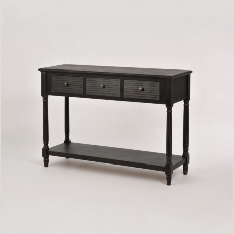 Konsoollaud LIVORNO, must