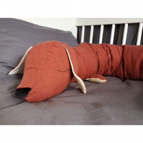 Voodipehmendus DACHSHUND linasest, 200 cm