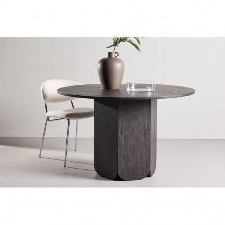 Söögilaud TEKLA ümmar ⌀120 cm, must