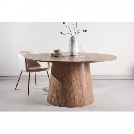 Söögilaud LANZO ø150, naturaalne