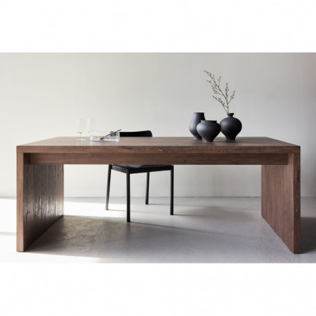 Söögilaud EVONE 100x200 cm, pruun