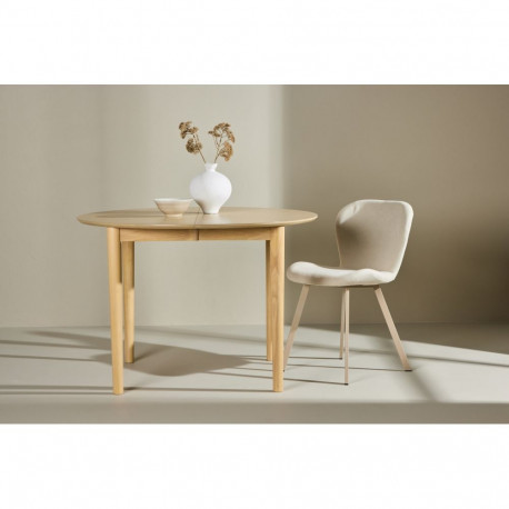 Söögilaud GILDA pikendatav 110/150x110cm, naturaalne