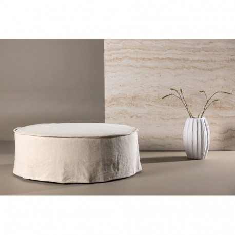 Tumba VINDÖ ⌀101 cm, beež