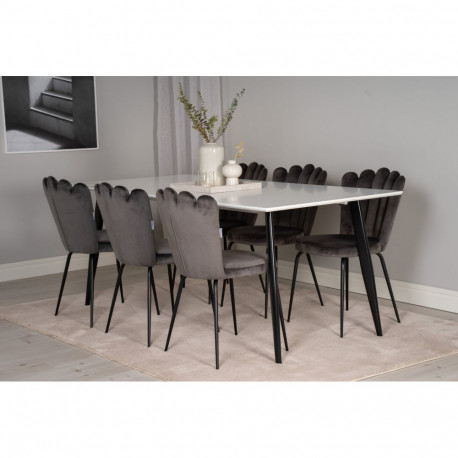 Söögilaud POLAR 180x90cm, valge