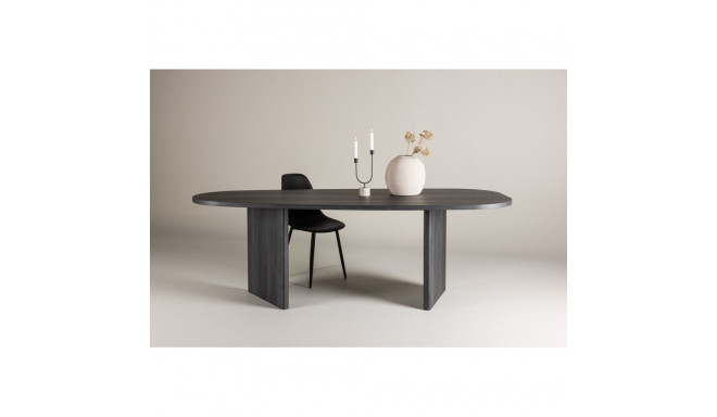 Söögilaud GRÖNVIK 220x100 cm, must