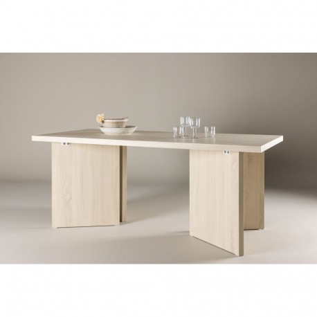 Söögilaud BASSHOLMEN 180x90 cm, valgevesi